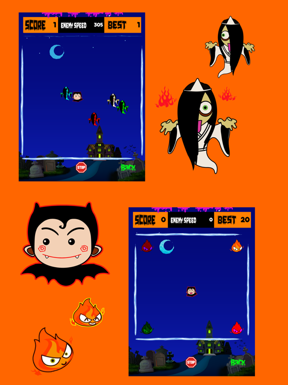 Screenshot #4 pour 100monsters Yokai Dodge