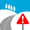 Snowy Roads.The Snow Chain App.