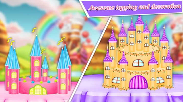 DIY Castle Cake Maker Cook! Royal Dessert Chef screenshot-4