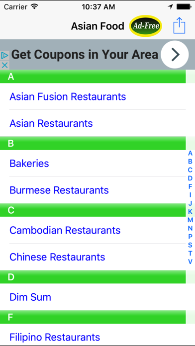 How to cancel & delete Asian Food Restaurant Finder Nearby from iphone & ipad 1
