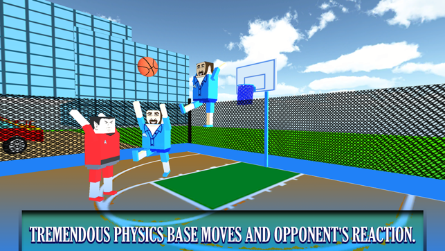 BasketBall Bouncy Physics 3D Cubic Block