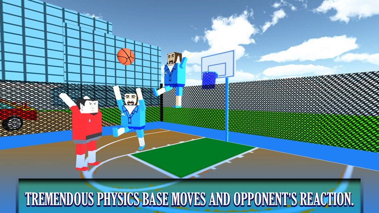 BasketBall Bouncy Physics 3D Cubic Block Party War