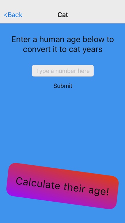 Animal Years Calculator