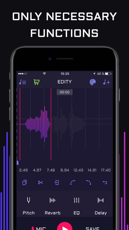Edity-Audio & music editor pro screenshot-4