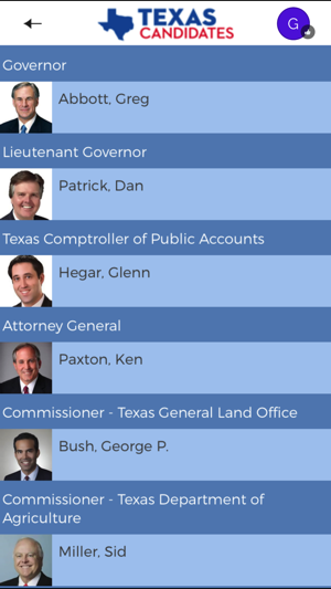 Texas Candidates Member Directory App(圖2)-速報App