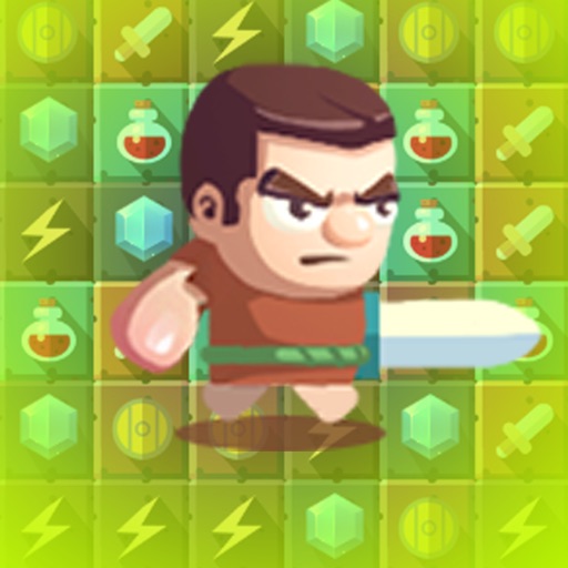 Blocky Warrior Icon