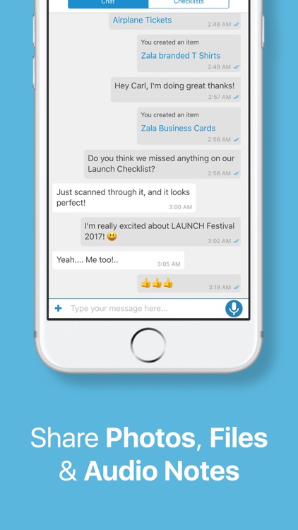 Zala: Chat & Share Checklists, ToDos, Tasks screenshot-3