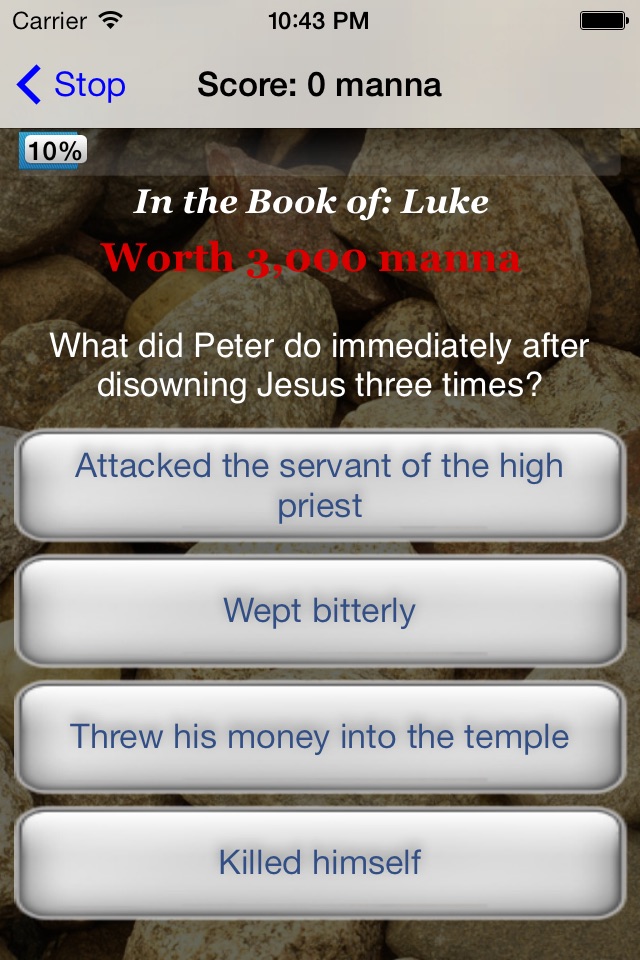 Biblicious Bible Trivia LE screenshot 4