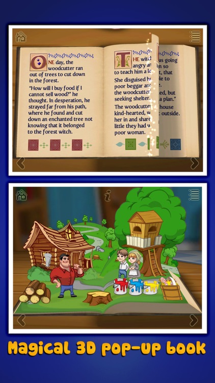 Grimm's Hansel and Gretel ~ 3D Interactive Book screenshot-0