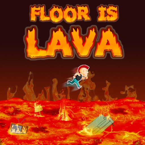 The Floor is LAVA! Lava floor challenge iOS App