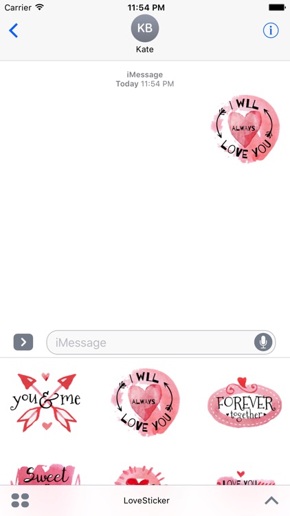 LoveTextSticker