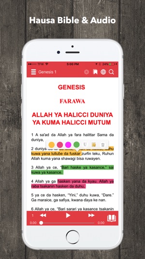 Hausa Bible Audio