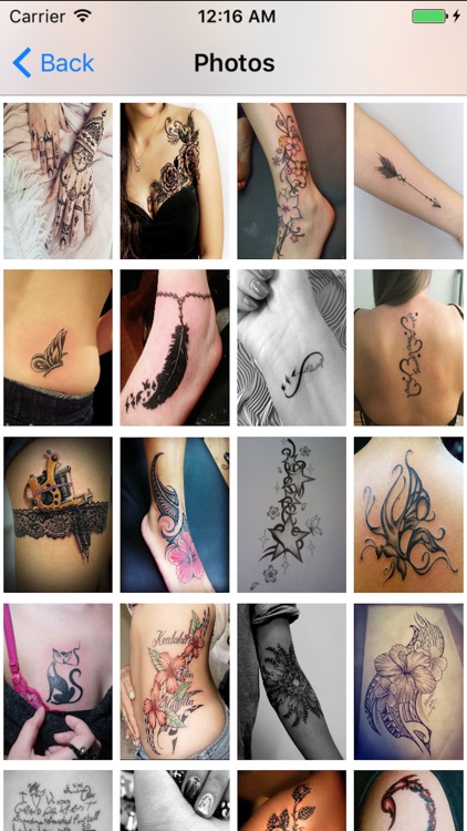 girly tattoo templates