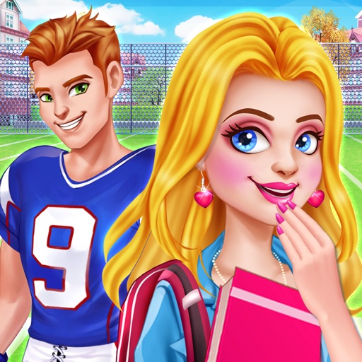 High School Cheerleader - First Love Story Games iOS App
