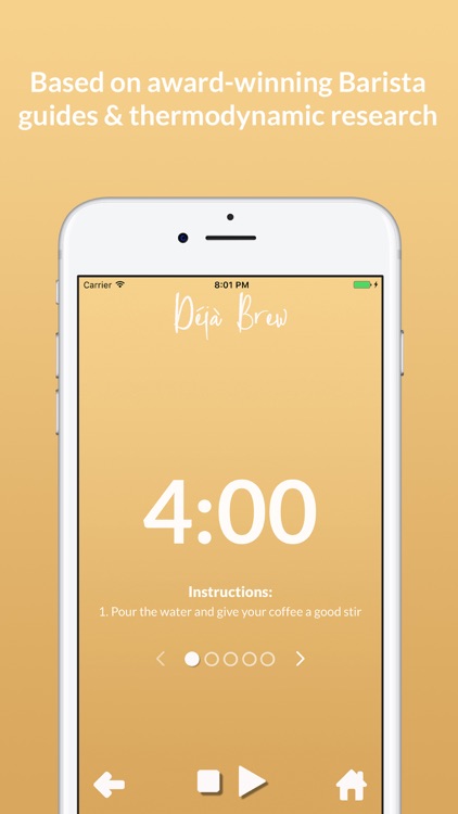 Déjà Brew Coffee Timer