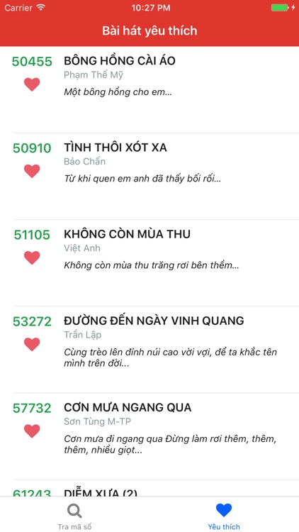 Karaoke Việt Nam 5 số ++ Tim bai hat 5 so Arirang screenshot-3