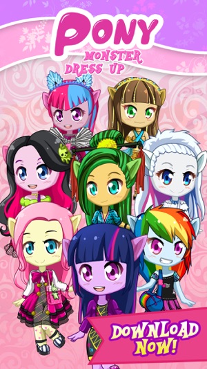 Pony Monster Fashion Dress Up Game for Girls(圖3)-速報App