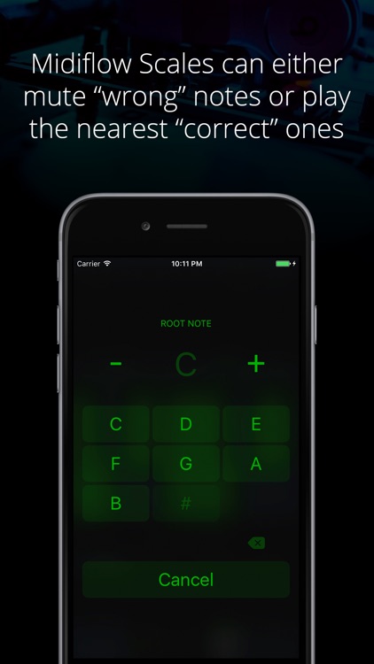 Midiflow Scales – Note remapper for Audiobus 3