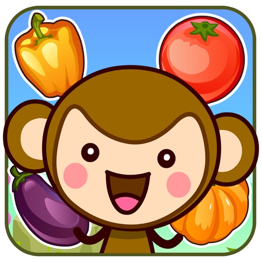皮皮猴认蔬菜 - 儿童早教益智游戏