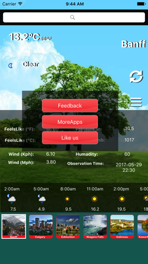 Canada Weather Live Forecast(圖3)-速報App