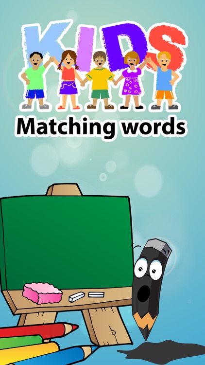 Match words - shapes and colors for kindergarten