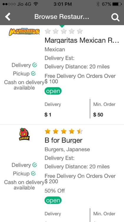 eDelivery Multi-Restaurant App