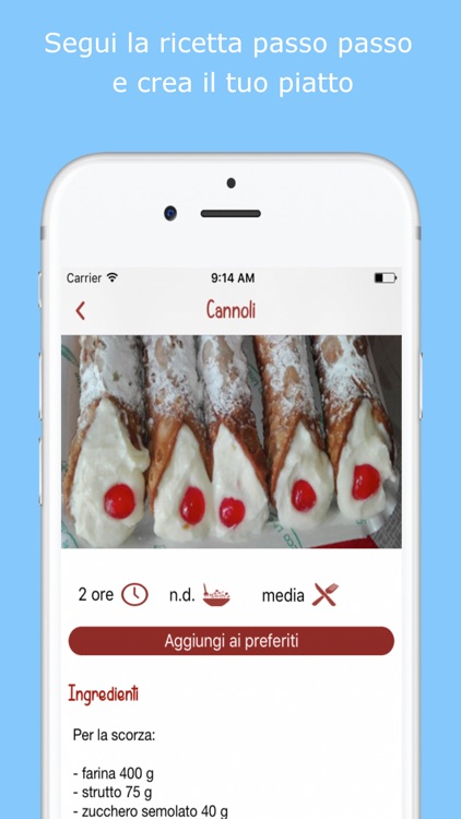 Ricette Sicilia screenshot-3