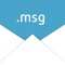 You need to work with Microsoft Outlook msg files on your iPhone or iPad