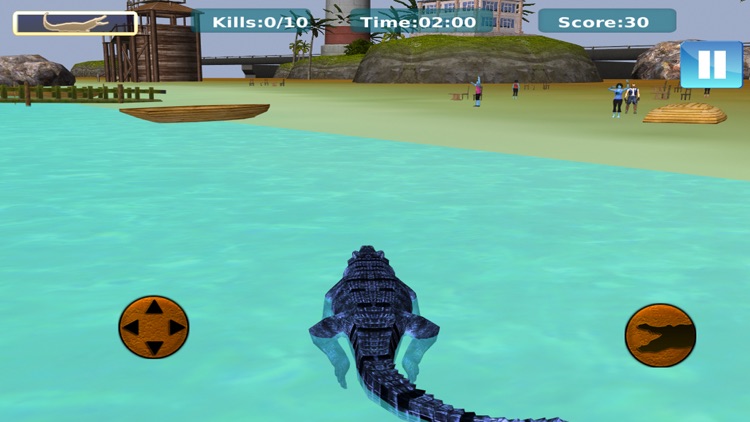 Hungry Crocodile 3D Evolution : Attack in the Wild screenshot-4