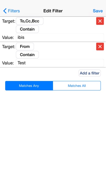 ibisMail - Filtering Mail