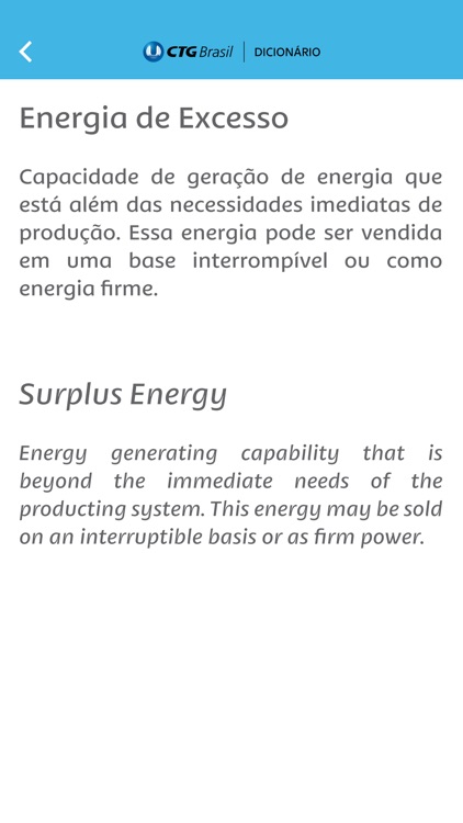 Dicionário de Energia Elétrica CTG Brasil screenshot-3