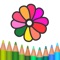 Coloring Book - The BEST ALL FREE coloring books on the Apple Store - It has a built in powered search engine by Google for you to search for ANY coloring pages