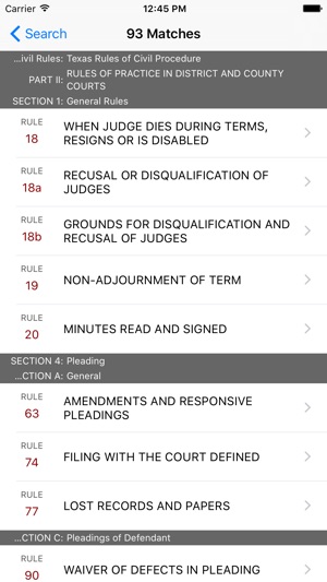 Texas Rules of Civil Procedure (LawStack's TX Law)(圖5)-速報App