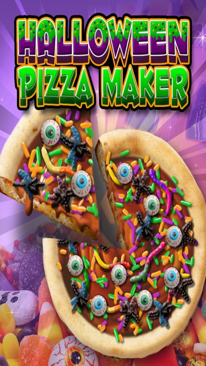 Halloween Candy Pizza Maker - Dessert Food Cooking