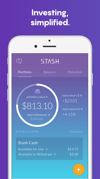 Stash Invest: Investing & Financial Education screenshot-0