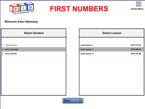 KIS First Numbers screenshot 2