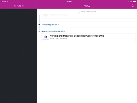 Nursing and Midwifery Leadership Conference screenshot 2