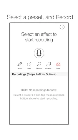 Game screenshot Voice FX - Intuitive Voice Effect Processor mod apk