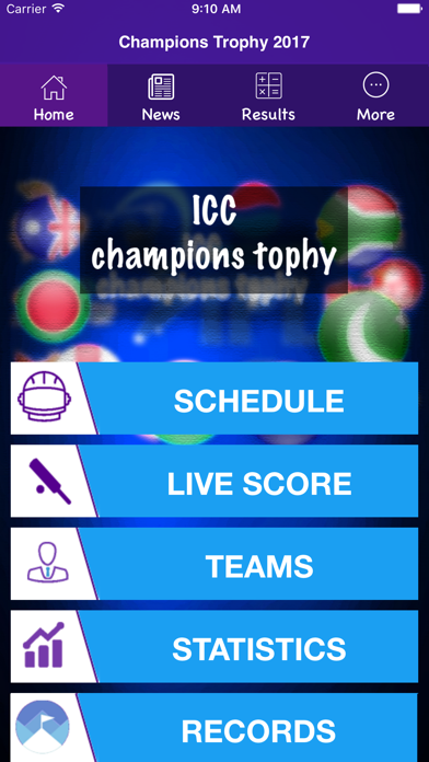 How to cancel & delete Schedule of ICC Champion Trophy from iphone & ipad 1