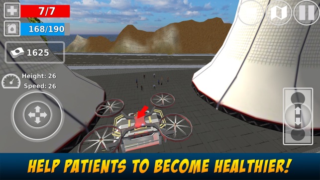 Ambulance Quadcopter Rescue Flight 3D(圖3)-速報App