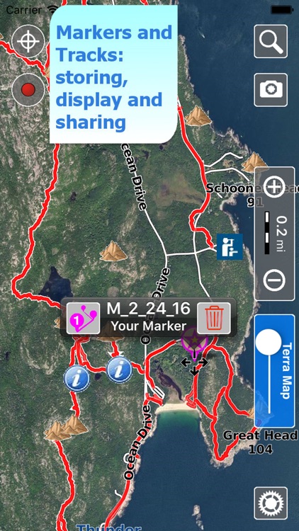Trails of Acadia NP - GPS and Topo Maps for Hiking screenshot-3