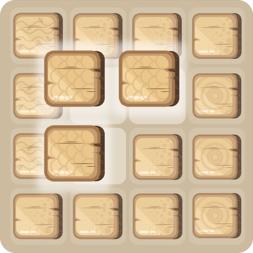 Wooden Block Puzzle Classic - wood rolling sky icon
