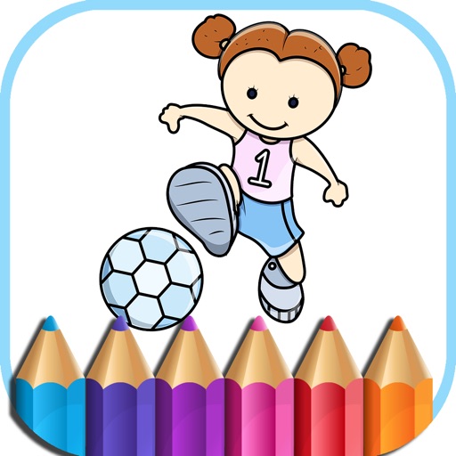 Sports Coloring Book Games for kids icon