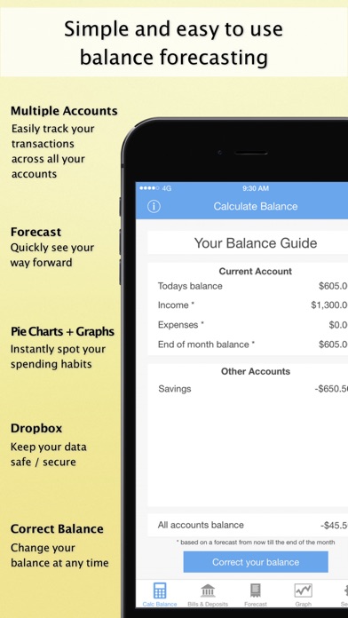 balance guide lite money tracker bills manager online app chart