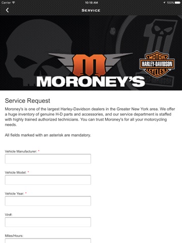 Moroney's Harley Davidson screenshot 3