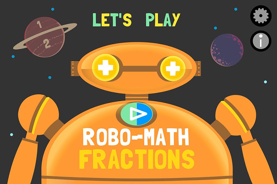 Robo Math Fractions Lite screenshot 2