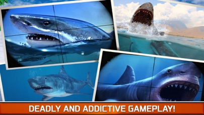 Angry Fish Hunting - Sea Shark Spear-fishing Game Screenshot on iOS
