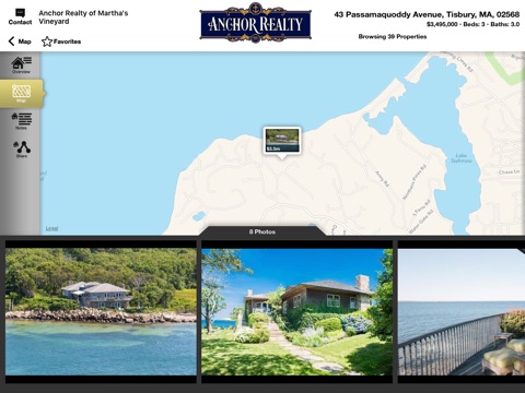 Anchor Realty of Martha's Vineyard for iPad screenshot 3
