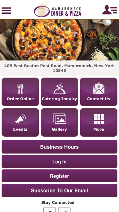 How to cancel & delete Mamaroneck Diner and Pizza from iphone & ipad 1