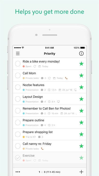 Nozbe: Tasks, Projects & Team Productivity